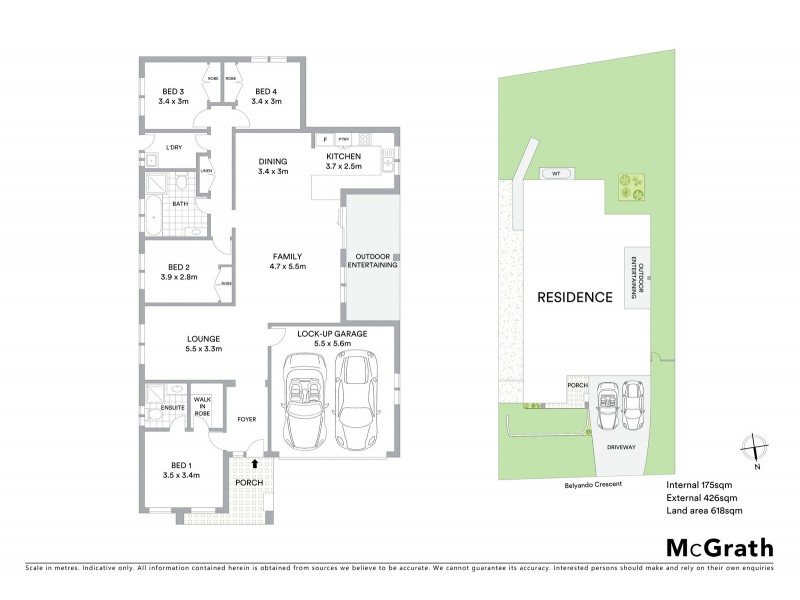 51 Belyando Crescent, Blue Haven NSW 2262 Floorplan