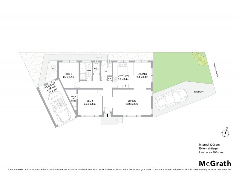1/7 Anembo Avenue, Summerland Point NSW 2259 Floorplan