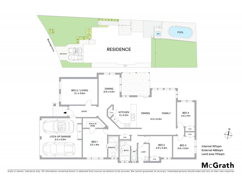 121 Blueridge Drive, Blue Haven NSW 2262 Floorplan