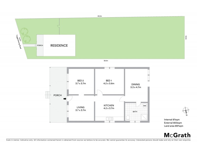 119 Tuggerawong Road, Wyongah NSW 2259 Floorplan