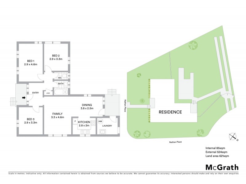 5 Nathan Place, Lake Haven NSW 2263 Floorplan