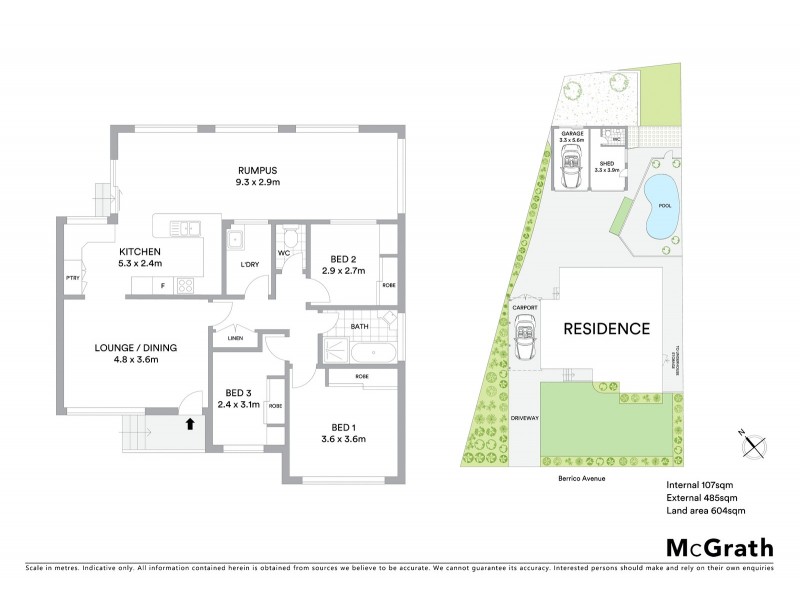 4 Berrico Avenue, Maryland NSW 2287 Floorplan
