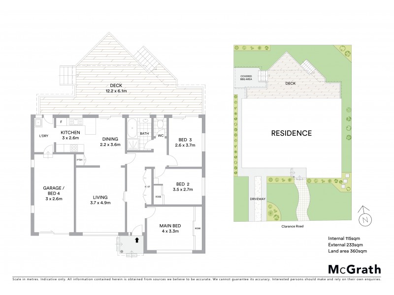 5 Clarence Road, New Lambton NSW 2305 Floorplan