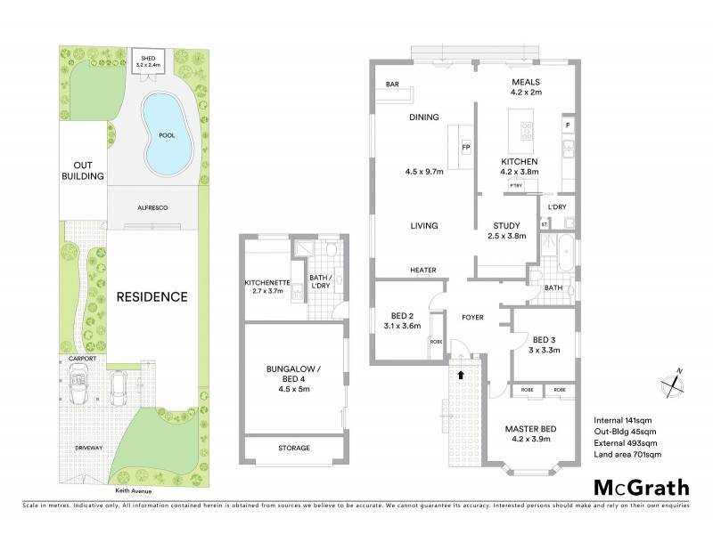 43 Keith Avenue, Edithvale VIC 3196 Floorplan