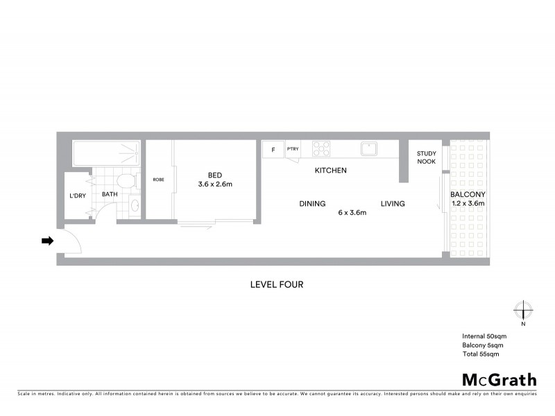 418/20 Shamrock Street, Abbotsford VIC 3067 Floorplan