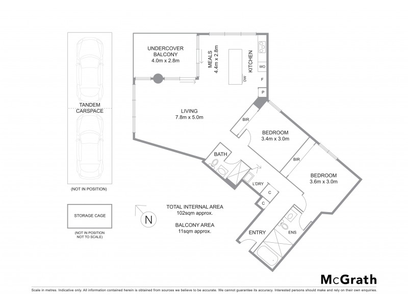 3005/9 Waterside Place, Docklands VIC 3008 Floorplan