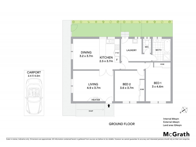 1/450 Ryrie Street, East Geelong VIC 3219 Floorplan
