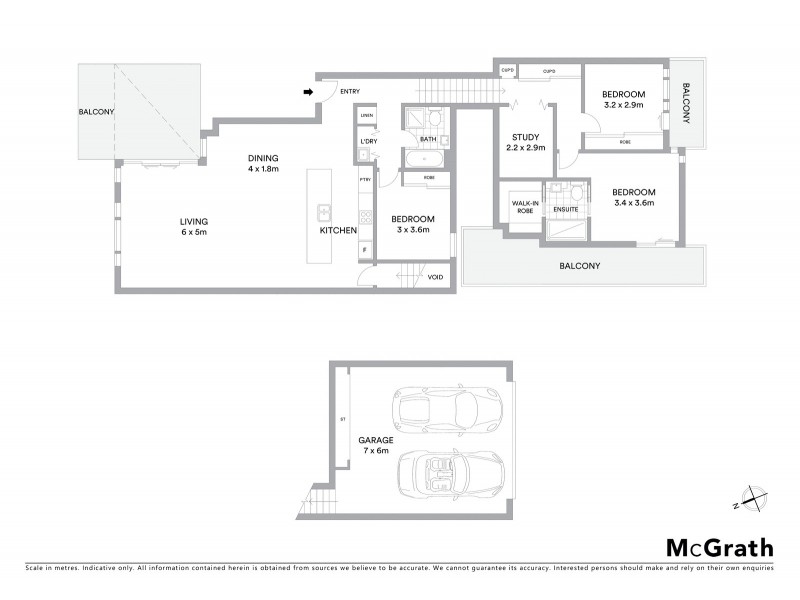 205/110 Brougham Street, Geelong VIC 3220 Floorplan