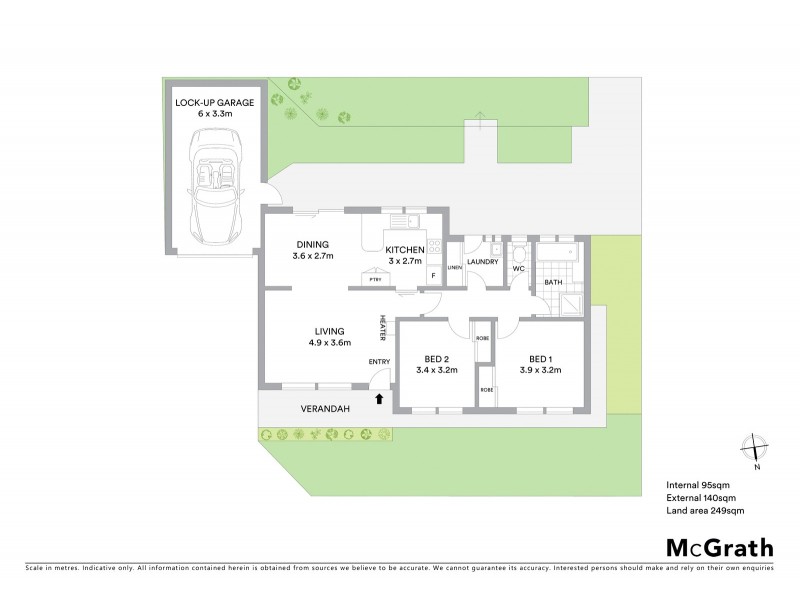 2/11 Corang Avenue, Grovedale VIC 3216 Floorplan