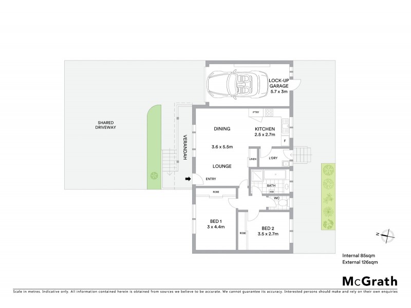 2/15 Bostock Avenue, Manifold Heights VIC 3218 Floorplan