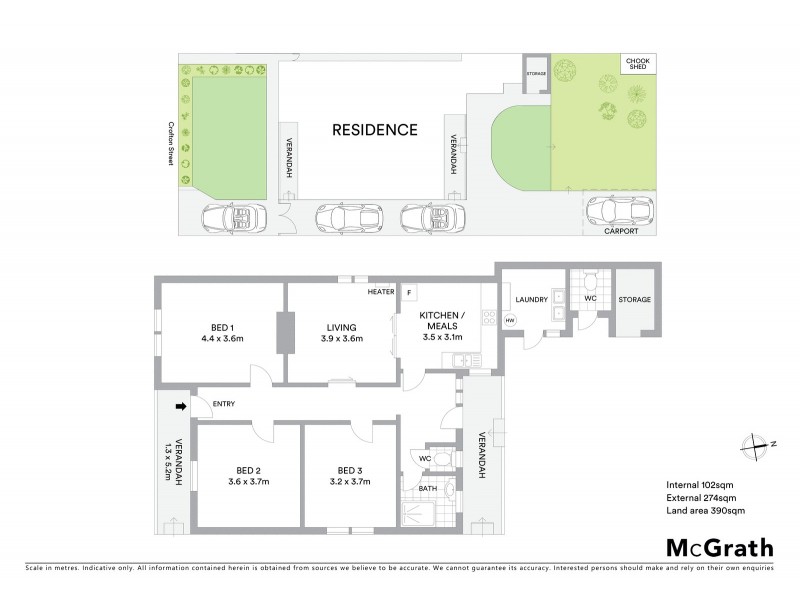 16 Crofton Street, Geelong West VIC 3218 Floorplan