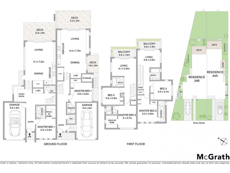 24A & 24B Elcho Street, Newtown VIC 3220 Floorplan