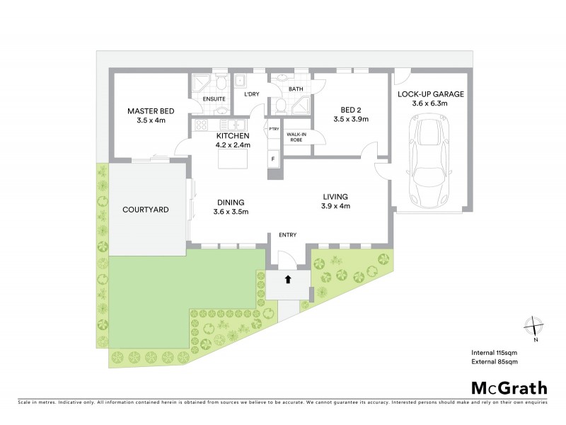 2/4 Belfast Street, Newtown VIC 3220 Floorplan