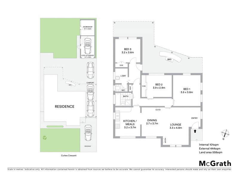 8 Curlew Crescent, Norlane VIC 3214 Floorplan