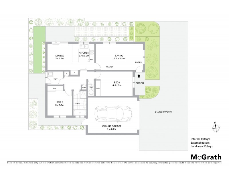 2/133 Grove Road, Grovedale VIC 3216 Floorplan