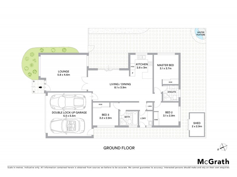2/6A Hawthorne Street, Ramsgate Beach NSW 2217 Floorplan