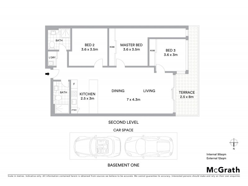 201/1 Moreland Street, Footscray VIC 3011 Floorplan