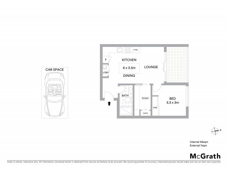 808/333 Ascot Vale Road, Moonee Ponds VIC 3039 Floorplan