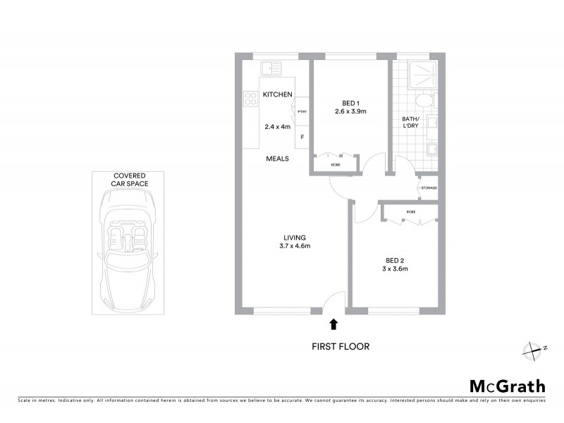 7/657 Barkly Street, West Footscray VIC 3012 Floorplan