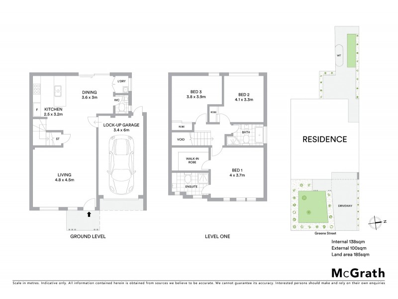 1/40 Greene Street, South Kingsville VIC 3015 Floorplan
