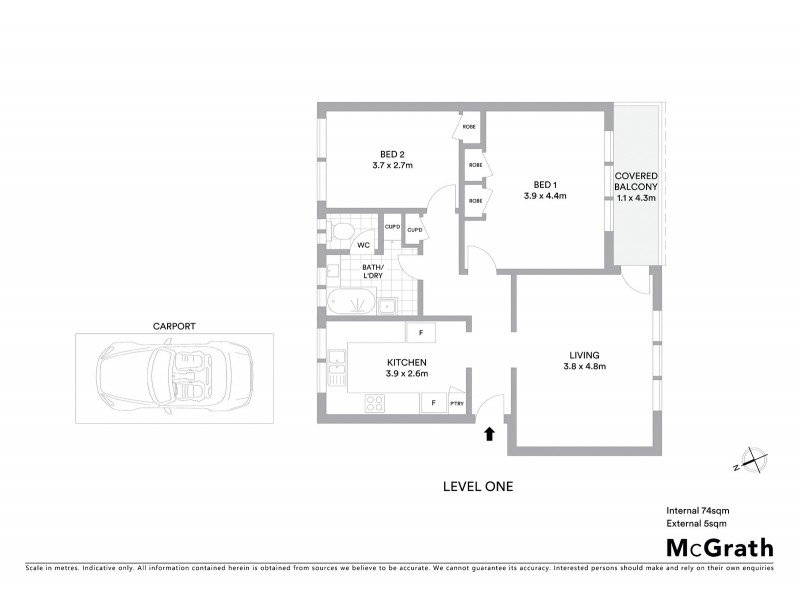 8/40 Victoria Street, Williamstown VIC 3016 Floorplan