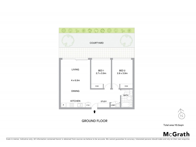 1/155 Gordon Street, Footscray VIC 3011 Floorplan