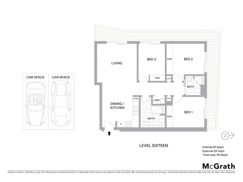 1604C/18-24 Hopkins Street, Footscray VIC 3011 Floorplan