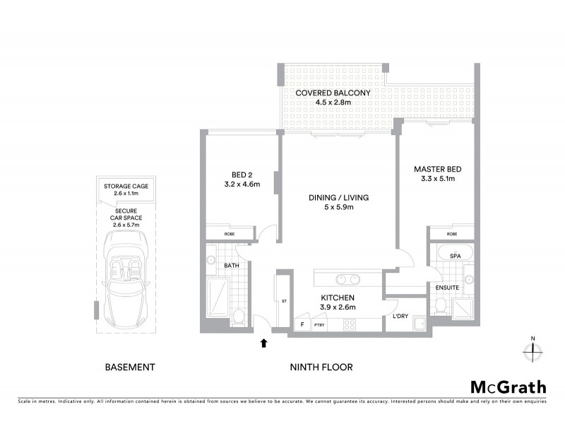 905/38 Mahogany Drive, Pelican Waters QLD 4551 Floorplan