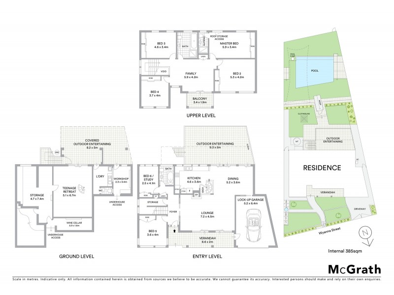 59 Wyanna Street, Berowra Heights NSW 2082 Floorplan