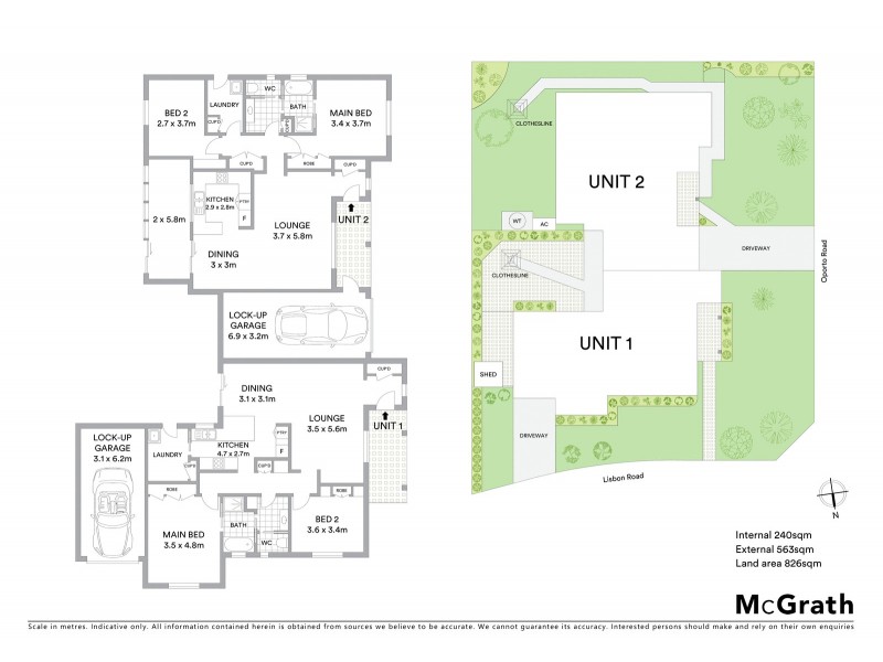 1&2/ 15 Oporto Road, Mudgee NSW 2850 Floorplan
