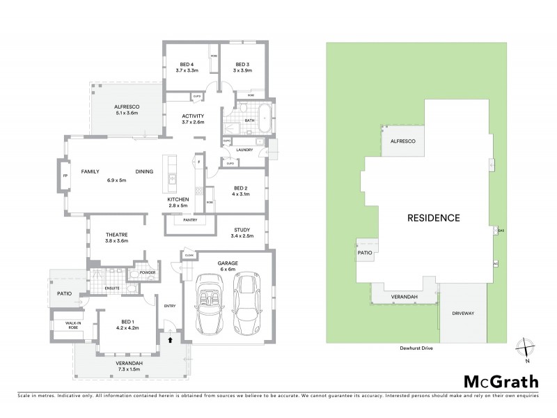 1a Dewhurst Drive, Mudgee NSW 2850 Floorplan