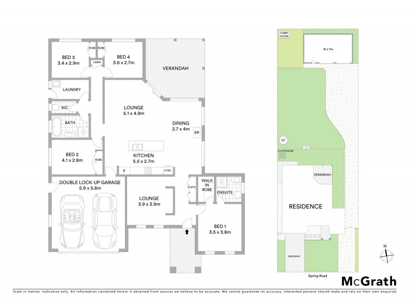 4 Spring Road, Mudgee NSW 2850 Floorplan