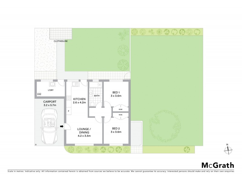 1/70A Lawson Street, Mudgee NSW 2850 Floorplan
