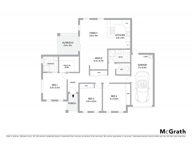 2 Faucett Drive, Mudgee NSW 2850 Floorplan