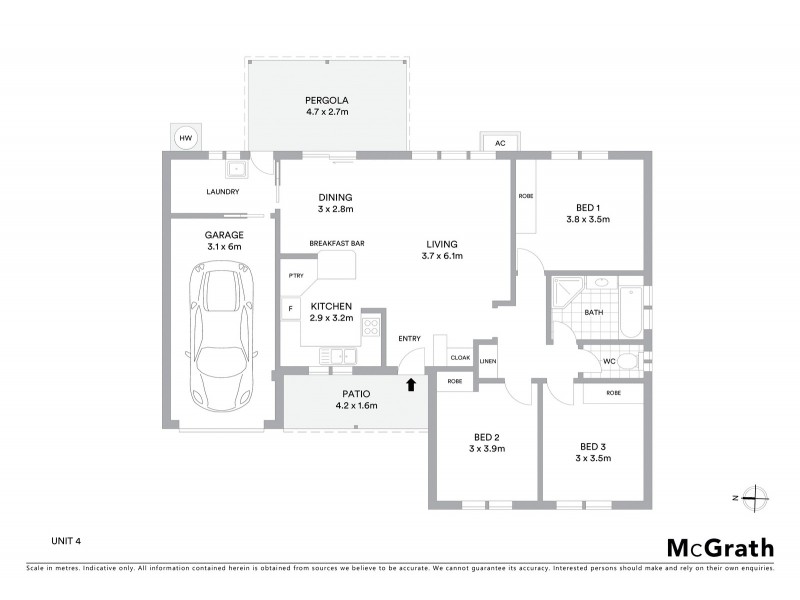 Unit 4/159 Market Street, Mudgee NSW 2850 Floorplan