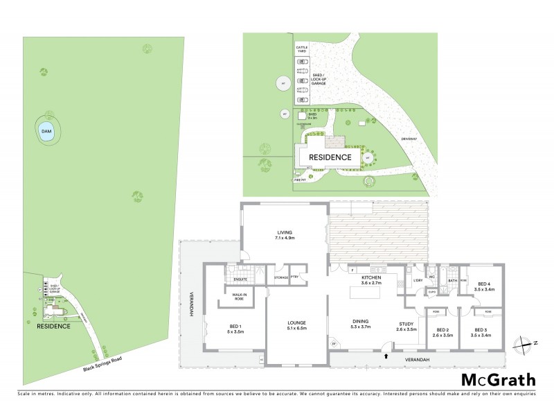 1055 Black Springs Road, Mudgee NSW 2850 Floorplan