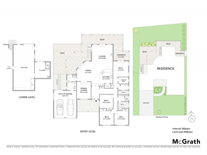 44 Dewhurst Drive, Mudgee NSW 2850 Floorplan