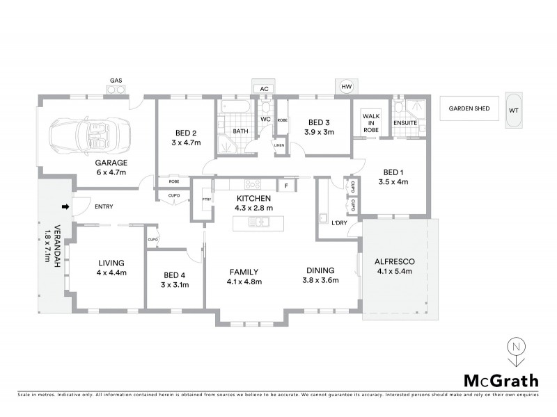 16 Robertson Street, Mudgee NSW 2850 Floorplan