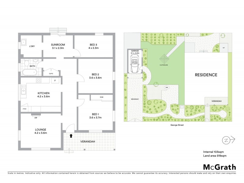 36 George Street, Mudgee NSW 2850 Floorplan