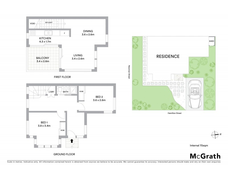 1 Hamilton Street, Brunswick West VIC 3055 Floorplan