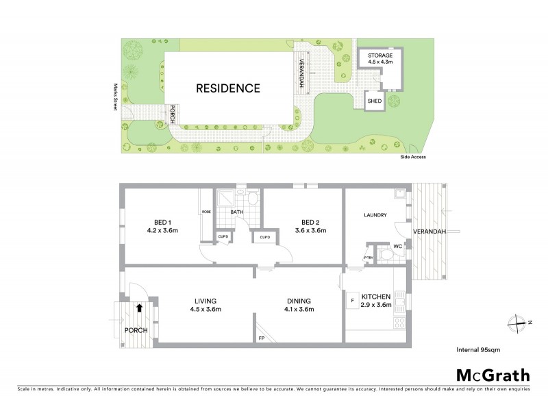2 Marks Street, Coburg VIC 3058 Floorplan