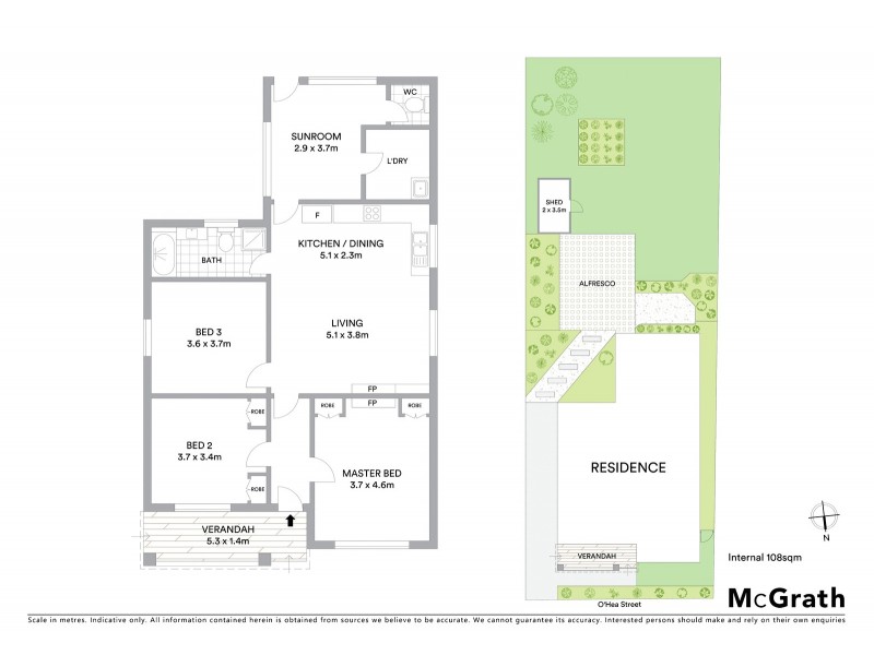 193 O’Hea Street, Coburg VIC 3058 Floorplan