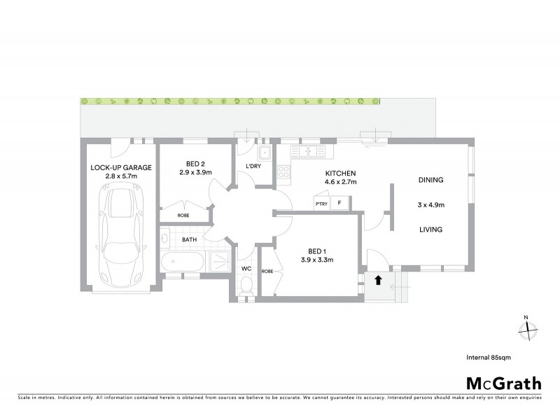 1/1 Coronation Street, Brunswick West VIC 3055 Floorplan