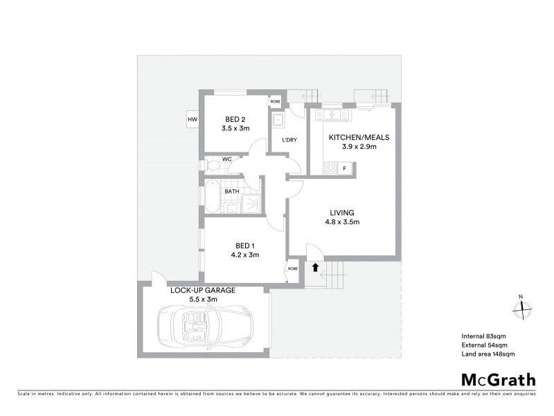 3/1 Coronation Street, Brunswick West VIC 3055 Floorplan