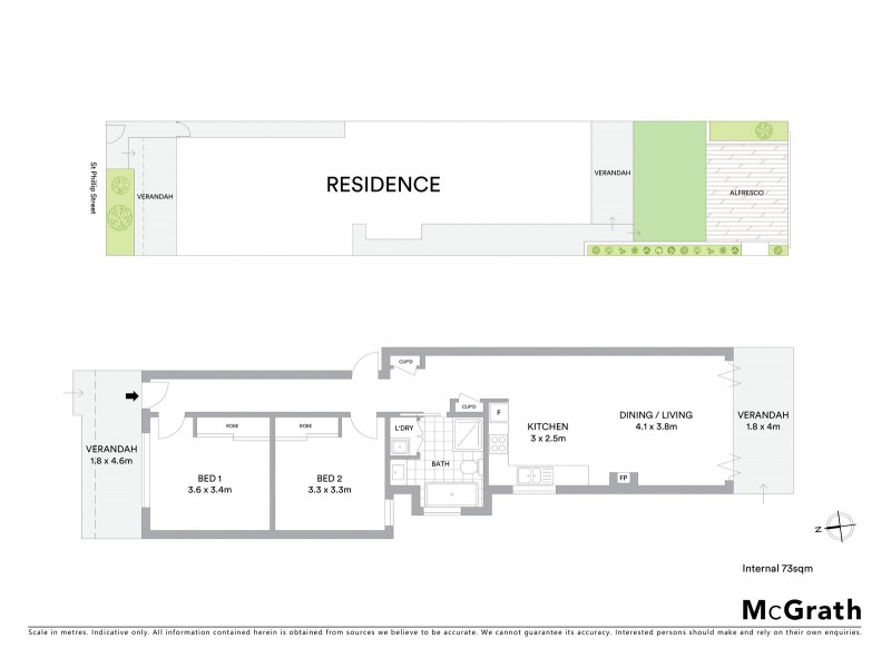 18 St Phillip Street, Brunswick East VIC 3057 Floorplan