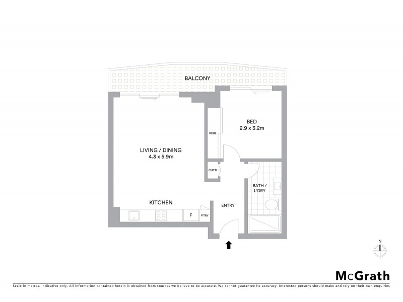 705/601 Sydney Road, Brunswick VIC 3056 Floorplan