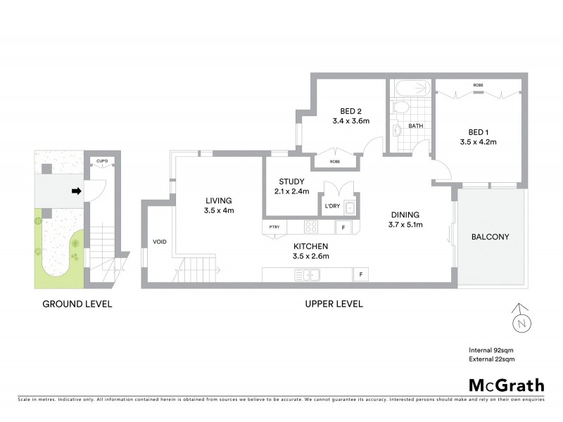 4/123 Melville Road, Brunswick West VIC 3055 Floorplan