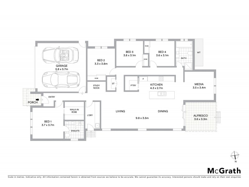 41 Rugby Street, Ellalong NSW 2325 Floorplan