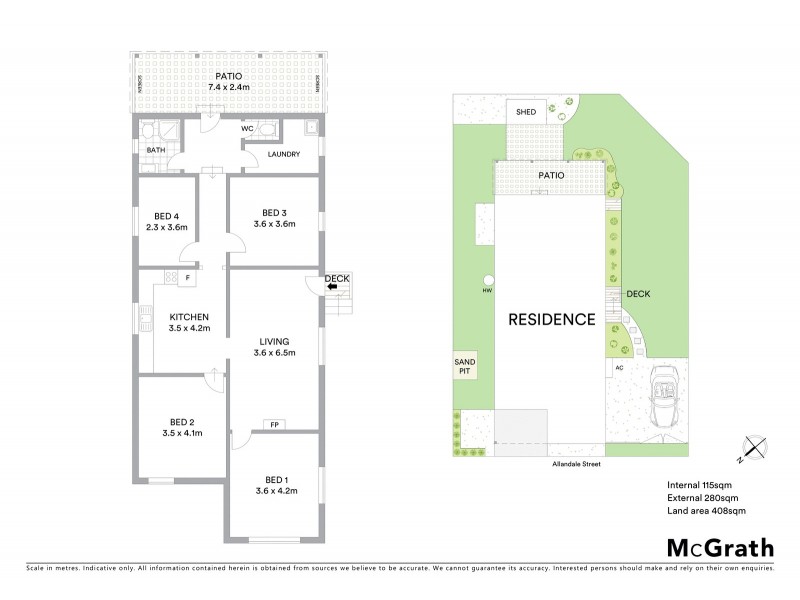 43 Allandale Street, Kearsley NSW 2325 Floorplan