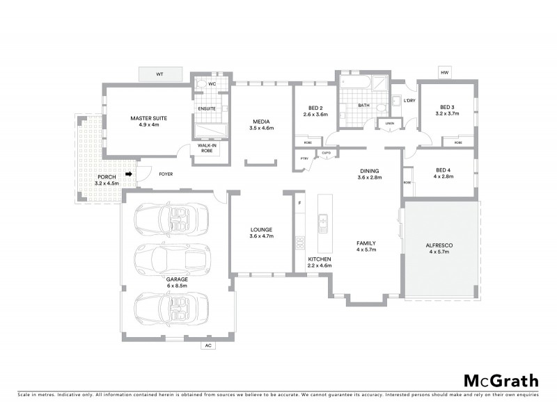 4 Zinfandel Circuit, Cessnock NSW 2325 Floorplan
